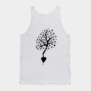 Spring Tree Doodle Art Tank Top